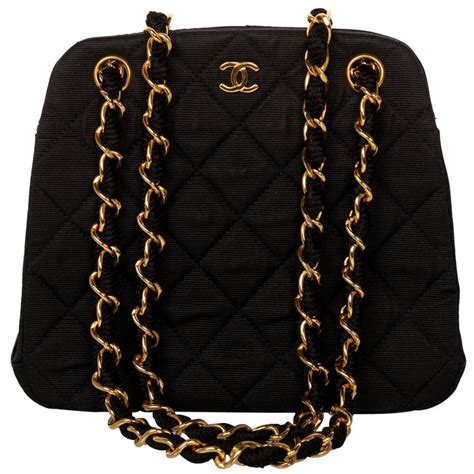 chanel black chain purse|Chanel quilted bag gold chain.